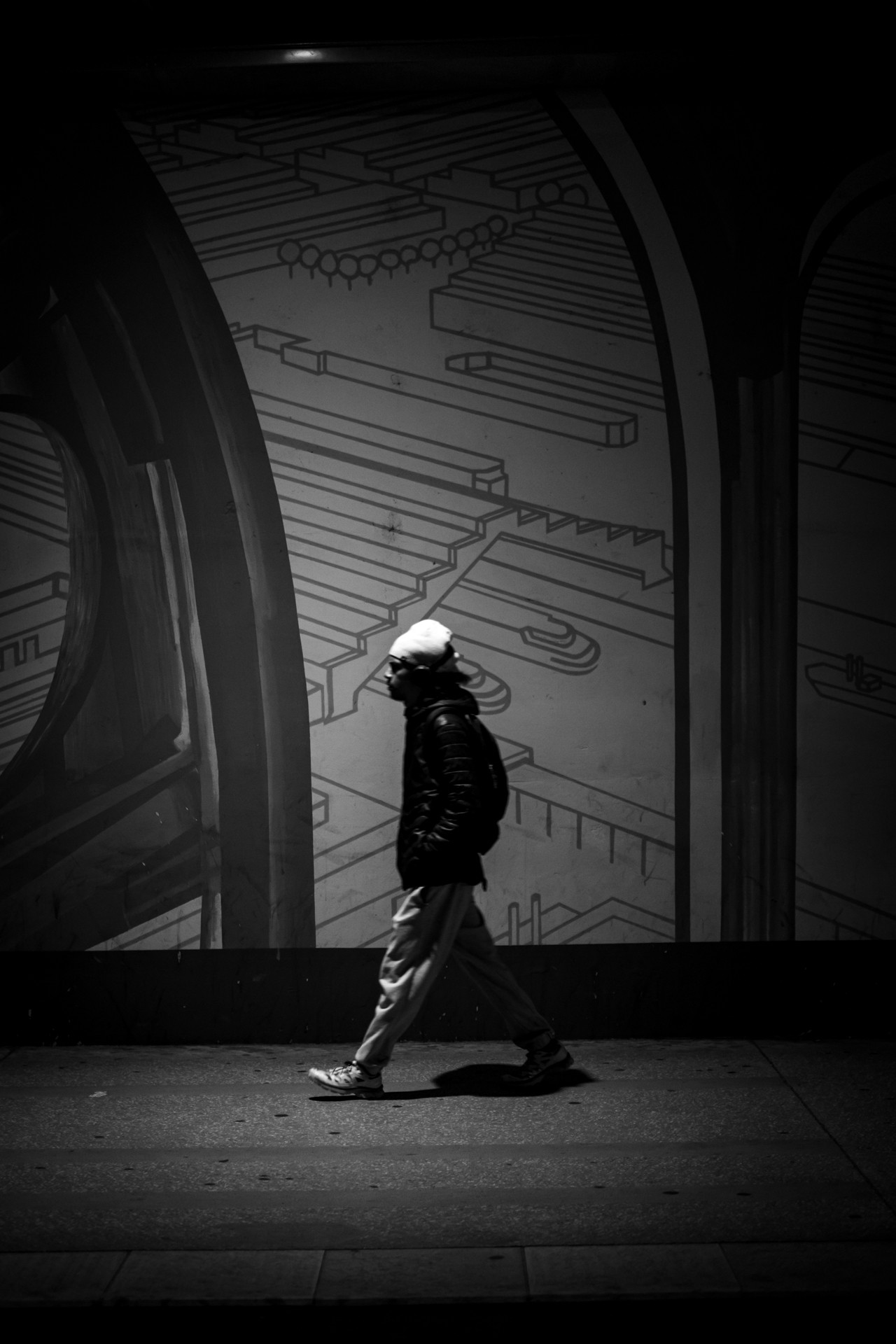 Le passant dessiné